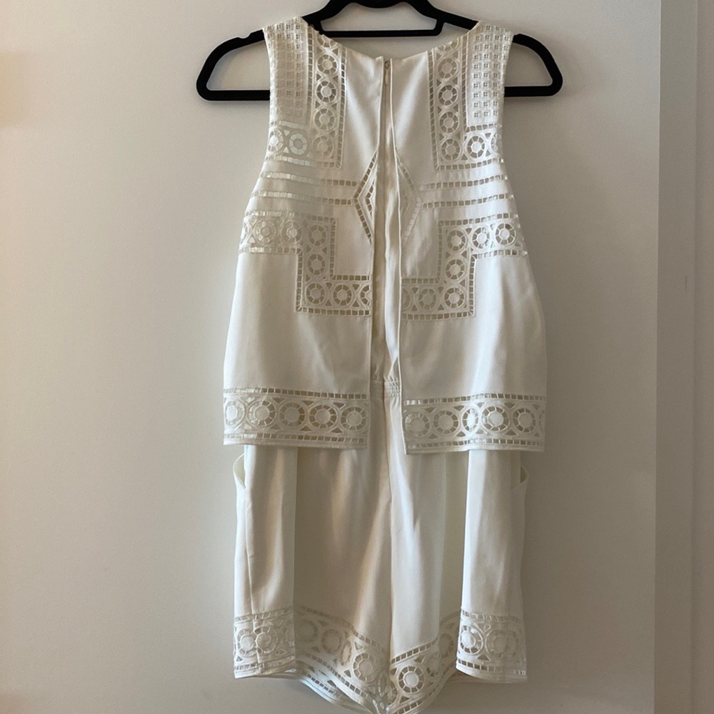 Parker Briana Sleeveless Overlay Romper - Picture 9 of 12